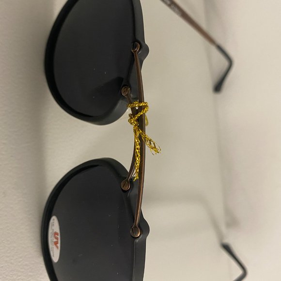 NOS Vintage 90s Streetwear Cross Bar Sunglasses UV